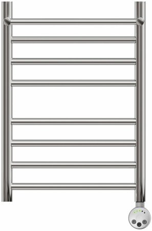Электрический полотенцесушитель Point Аврора Премиум PN10146SPE П7 400x600 с полкой левый/правый Хром 
