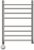 Электрический полотенцесушитель Point Аврора Премиум PN10146SPE П7 400x600 с полкой левый/правый Хром 