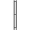 Электрический полотенцесушитель Point Деметра PN12812B П3 80x1200 диммер справа Черный