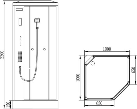 Душевая кабина Orans EW-112 
