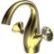Смеситель для раковины Bravat Swan F14287G-ENG, золото