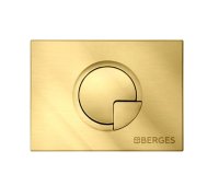 Кнопка смыва Berges Novum R9 золото глянец Кнопка смыва Berges Novum R9 золото глянец