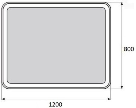 Зеркало BelBagno SPC-1200-800-LED 