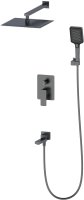 Душевая система встраиваемая WONZON & WOGHAND, Темный графит (WW-88939003-BGM)