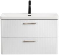 Тумба с раковиной BelBagno DUE-800-2C-SO-BL-P