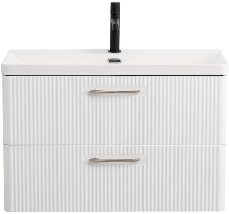 Тумба с раковиной BelBagno DUE-800-2C-SO-BL-P 