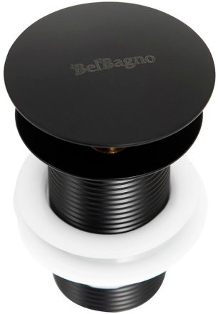 Донный клапан BelBagno BB-SC-NERO Сlick-Сlack Черный матовый 