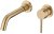 Смеситель для раковины встраиваемый Grocenberg GB511MG, матовое золото 
