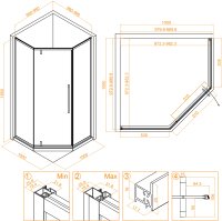 Душевой уголок RGW SV-81G 1000x1000