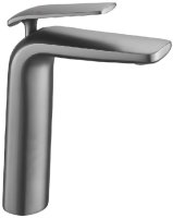 Смеситель для раковины высокий Rose R39T R3911T, оружейная сталь