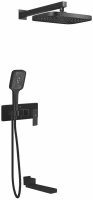 Душевая система встраиваемая Rose R1035H, черный
