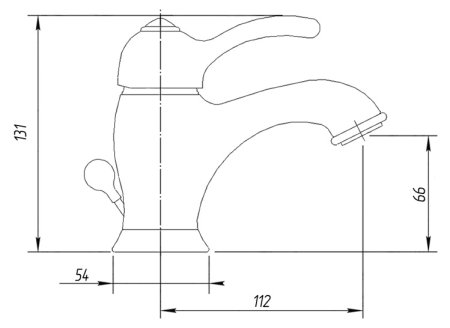 Смеситель Migliore Lem Swarovski ML.LEM-1913 Br для раковины 