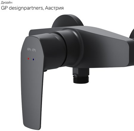 Смеситель для душа AM.PM Gem F90A20022 Черный 