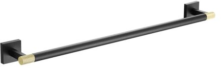 Полотенцедержатель Rose RG3017H, золото/черный 