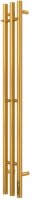 Полотенцесушитель электрический Terminus Стойка TRES круг 120, брашированное золото