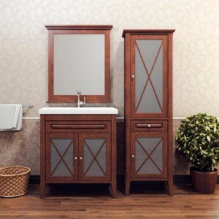 Шкаф пенал Opadiris Палермо 53 R Z0000008562 Светлый орех 