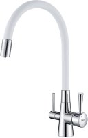 Смеситель для кухни Lemark Comfort с подключением к фильтру с питьевой водой (LM3075C-White) Смеситель для кухни Lemark Comfort с подключением к фильтру с питьевой водой (LM3075C-White)