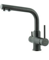 Смеситель для кухни Lemark COMFORT с подключением к фильтру питьевой воды, цвет: антрацит (LM3061PAN) Смеситель для кухни Lemark COMFORT с подключением к фильтру питьевой воды, цвет: антрацит (LM3061PAN)