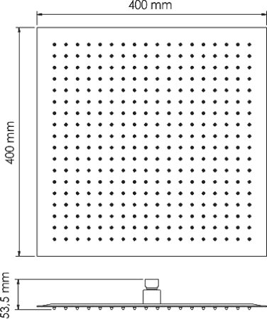 Верхний душ WasserKRAFT A119 