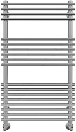 Водяной полотенцесушитель Terminus Ватра П18 500x931 4620768886607 Хром 