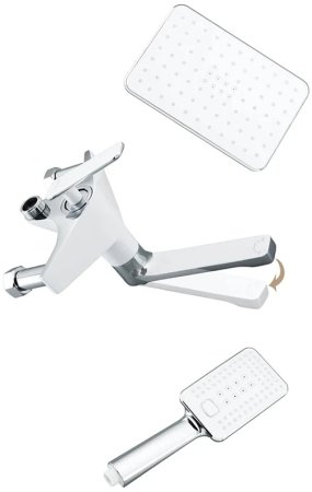 Душевая система Frap H58 F2458 Белая Хром 