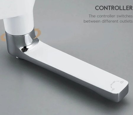 Душевая система Frap H58 F2458 Белая Хром 