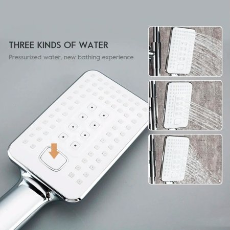 Душевая система Frap H58 F2458 Белая Хром 