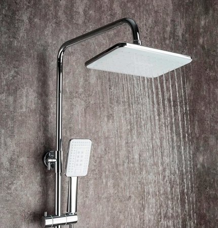 Душевая система Frap H58 F2458 Белая Хром 