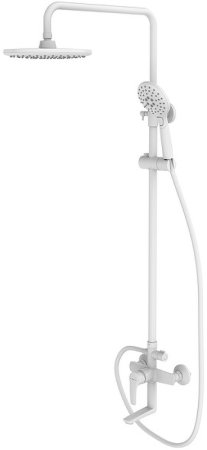 Душевая система Iddis Ray RAYWT3Fi06 Белая матовая 