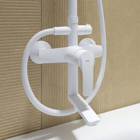 Душевая система Iddis Ray RAYWT3Fi06 Белая матовая 