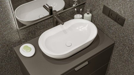 Раковина-чаша Whitecross Amber 60 0716.060035.100 Белая глянцевая 