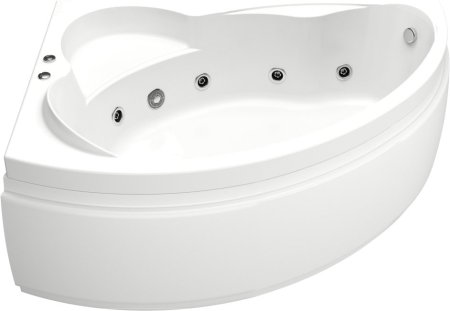 Акриловая ванна Bas Лагуна 170x110 см L с гидромассажем 