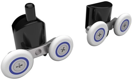 Душевой уголок Black&White Stellar Wind S801 100x100 8011010 профиль Блеск серебра стекло прозрачное 