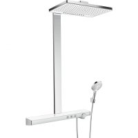 Душевая система Hansgrohe Rainmaker Select 27109400 Хром Белый Душевая система Hansgrohe Rainmaker Select 27109400 Хром Белый