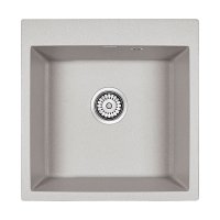 Мойка кухонная Paulmark Praktisch PM105152-GR 51х52см, серый