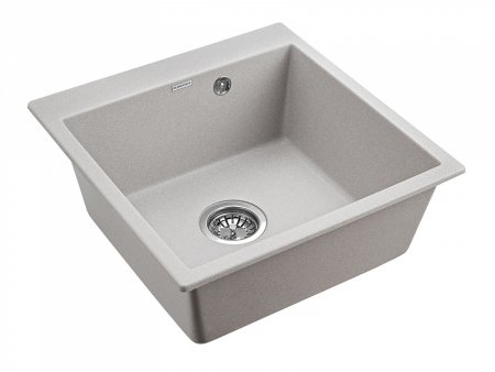 Мойка кухонная Paulmark Praktisch PM105152-GR 51х52см, серый 