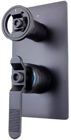 Душевая система Bronze de Luxe 1760'S Loft 6630SB Чёрная матовая 