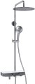 Душевая система WasserKRAFT A113.116.101.CH Thermo с термостатом Хром Белая 
