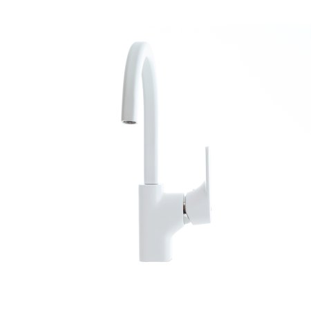 Смеситель D&K Berlin Steinbeis DA1432426 для кухонной мойки, белый 