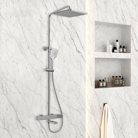 Душевая система Vincea Cube VSFS-1C1CH Хром 