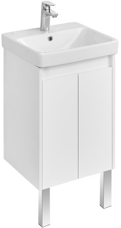 Тумба под раковину Aquaton Сканди Doors 45 1A278701SD010 Белая 