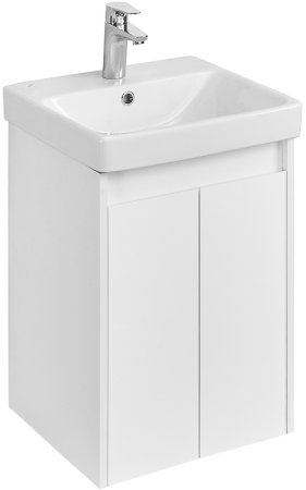 Тумба под раковину Aquaton Сканди Doors 45 1A278701SD010 Белая 