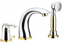 Смеситель на борт ванны Fiore Jafar 47CO5105 Хром Золото