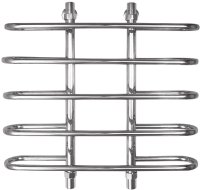 Полотенцесушитель водяной Energy Aero 600x600 форма лесенка нестандартная, нержавеющая сталь, нижнее/диагональное/боковое подключение 3/4", 630мм х 600мм, все для подключения в комплекте