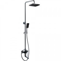 Душевая система ViEiR V333562-C Черный/Хром