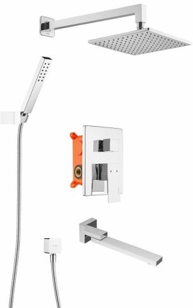Душевая система Swedbe Platta 5546 Хром 