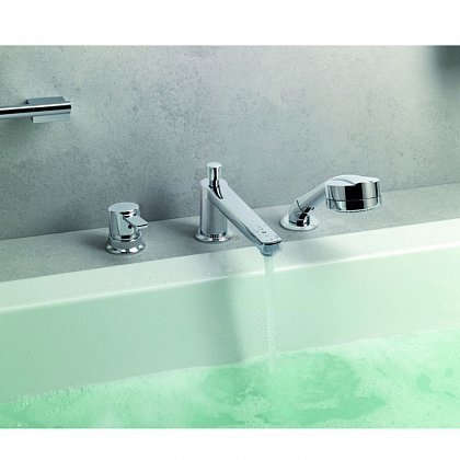 Смеситель на борт ванны Kludi Zenta 384470575 