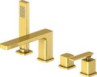 Смеситель Timo Torne 4330/17Y на борт ванны, золото матовое