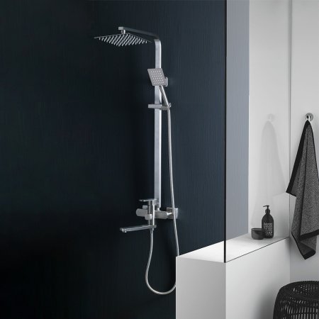 Душевая система Melana Stello F610307-1 Сатин 