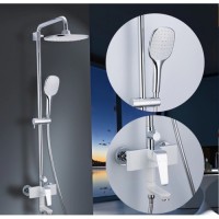 Душевая система Faop A2480-8 белый / хром